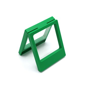 透明懸浮塑料綠色展示盒_0